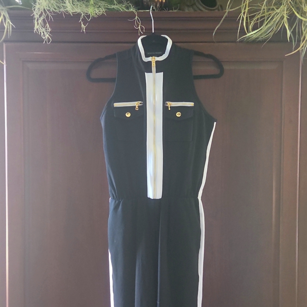 New Sleeveless Chic Zip Jumpsuit